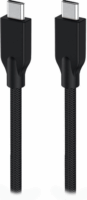 Genius ACC-C2CC-3A USB-C apa - USB-C apa Adat és töltő kábel - Fekete (1m)