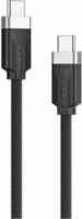 Alogic USB-C apa - USB-C apa 3.2 Adat és Töltőkábel - Fekete (1m)