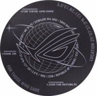Asus ROG Cosmic Mat Gaming szőnyeg - Fekete/Fehér