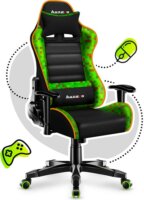 Huzaro Ranger 6.0 Gyerek Minecraft Gamer szék - Fekete/Zöld
