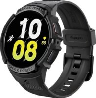 Spigen Rugged Armor Pro Samsung Galaxy Watch 6 Szilikon szíj+keret 40 mm - Fekete