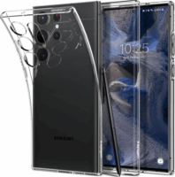 Spigen Liquid Crystal Samsung Galaxy S23 Ultra Tok - Átlátszó