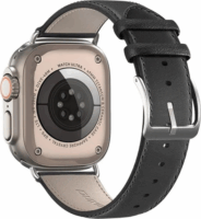 Dux Ducis YS Apple Watch Ultra 2 Bőr szíj 49 mm - Fekete