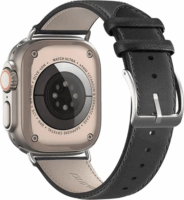 Dux Ducis YS Apple Watch Ultra 2 Bőr Okosóra szíj 49 mm - Fekete
