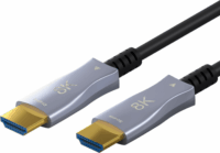 Goobay 65562 HDMI - HDMI 2.1 Aktív optikai kábel 50m - Fekete