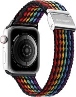 Dux Ducis Apple Watch Ultra/Ultra 2 Szövet szíj 49 mm - Mintás/Szivárvány