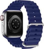 Dux Ducis Apple Watch Ultra/Ultra 2 Szilikon szíj 49 mm - Sötétkék