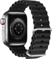 Dux Ducis Apple Watch Ultra/Ultra 2 Szilikon Okosóra szíj 49 mm - Fekete