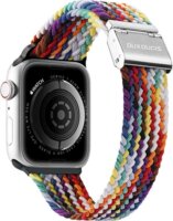 Dux Ducis Apple Watch S7/8/9 Szövet Okosóra szíj 41 mm - Szivárvány