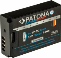 PATONA PT1396 (LP-E12) akkumulátor Canon fényképezőgépekhez 750mAh