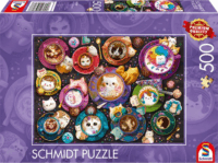 Schmidt Spiele - Cicák Latte Art - 500 darabos puzzle