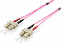 Equip 255522 száloptikai patch kábel SC Duplex 2m - Ibolya
