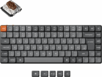 Keychron K3 Max (Gateron LP 2.0 Brown Switch) Wireless Mechanikus Gaming Billentyűzet - Német