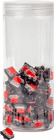 Keychron Gateron Low Profile Red Switch készlet (110db) - Átlátszó