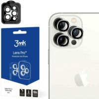 3mk Lens Protection Pro Apple iPhone 15 Pro Max kamera védő rugalmas üveg - Ezüst