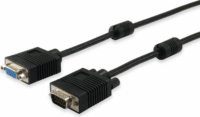 Equip 118800 VGA - VGA Hoszabbító kábel 1m - Fekete