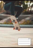 Victoria Cool Skateboard 32 lapos A5 vonalas füzet - Többféle