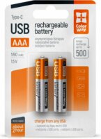 Colorway CW-UBAAA-09 AAA 590mAh Újratölthető Elem (2db/csomag)