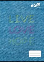 Victoria Cool Live-love-hope 32 lapos A4 négyzetrácsos füzet - Többféle