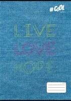 Victoria Cool Live-love-hope 32 lapos A4 négyzetrácsos füzet - Többféle