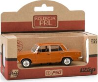 Daffi: PRL Fiat 125p autó fém és műanyag modell - Barna
