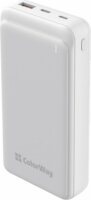 Colorway CW-PB200LPG3WT-PD Powerbank 20000mAh 20W (1.5-3A / 5-12V) - Fehér