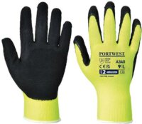 Portwest Hi-Vis Grip S Védőkesztyű - Sárga / Fekete