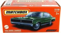 Mattel Matchbox: 1966 Dodge Charger kisautó papírdobozban - zöld
