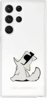 Karl Lagerfeld Samsung Galaxy S23 Ultra Szilikon tok - Átlátszó