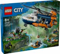 LEGO® City 60437 Dzsungelkutató helikopter a bázison
