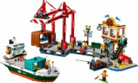 LEGO® City: 60422 - Tengerparti kikötő teherszállító hajóval