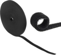 Maclean MCTV-542 Tépőzáras kábel kötegelő 15.3m x 20mm - Fekete