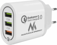 Maclean Energy MCE479W 3xUSB-A Hálózati töltő Adapter 18W - Fehér