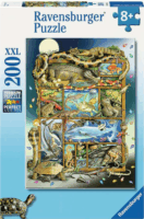 Ravensburger Hüllők a szekrényben - 200 darabos puzzle