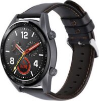 Gigapack Xiaomi Watch 2 Bőr hatású szilikon pótszíj 22mm - Sötétbarna