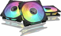 Asus TUF Gaming TR120 120mm PWM ARGB Ventilátor - Fekete (3db/csomag)