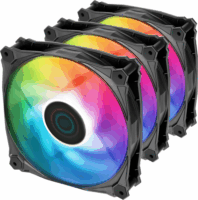 Iceberg Thermal IceGALE 120mm Lightning ARGB Gen 2.0 PWM Rendszerhűtő - Fekete (3db/csomag)
