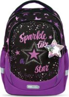 Belmil Leisure Plus Sparkle like a Star Iskolatáska - Lila/Fekete