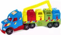 Wader: Magic Truck Basic szelektív kukásautó - 79 cm