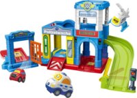 VTech Tut Tut Baby Flitzer - Hang és Fény effektekkel Rendőrállomás készlet (német nyelvű)
