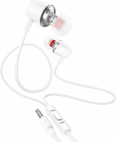 HOCO M107 Discoverer Vezetékes Headset - Fehér