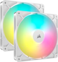 Corsair RS140 ARGB 140mm PWM Rendszerhűtő ventilátor 2db - Fehér