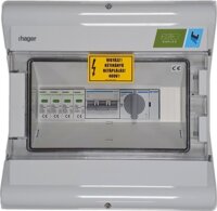 Hager ExPL-AC 3 fázisú T1+T2 osztályú 40A Kismegszakítós zárlatvédelmi doboz
