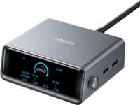 Anker 4x USB-C / 2X USB-A Hálózati Gyorstöltő Adapter 250W - Szürke/Fekete
