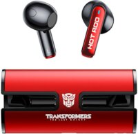 TWS TF-T02 Transformers Bluetooth Fejhallgató Headset - Piros