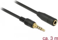Delock 85633 3.5mm Jack apa - 3.5mm Jack anya Hosszabbító kábel (3m)