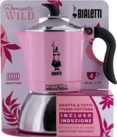 Bialetti 6586 Moka 4 személyes Kotyogós kávéfőző - Fekete / Pink