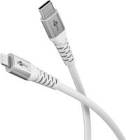 Goobay 74518 Lightning apa - USB-C apa 2.0 Adat és töltőkábel 0,5m - Fehér