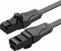 Vention IBABN U/UTP Cat6 RJ45 Lapos Patch kábel 15m - Fekete