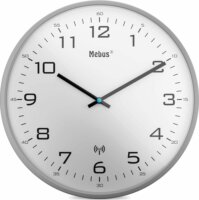 Mebus 13081 Rádióvezérelt falióra Ø 30cm - Szürke
